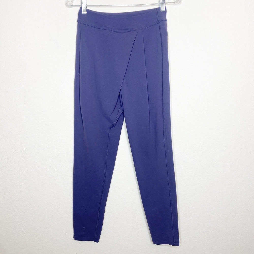 Lululemon Crossover Pocketed Purple Gray Leggings 2